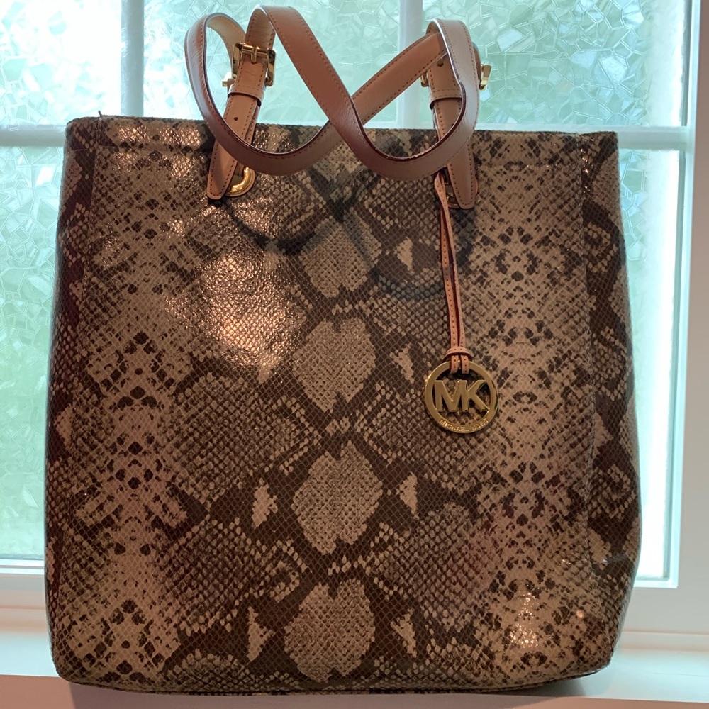 Michael Kors Jetset Python computer bag